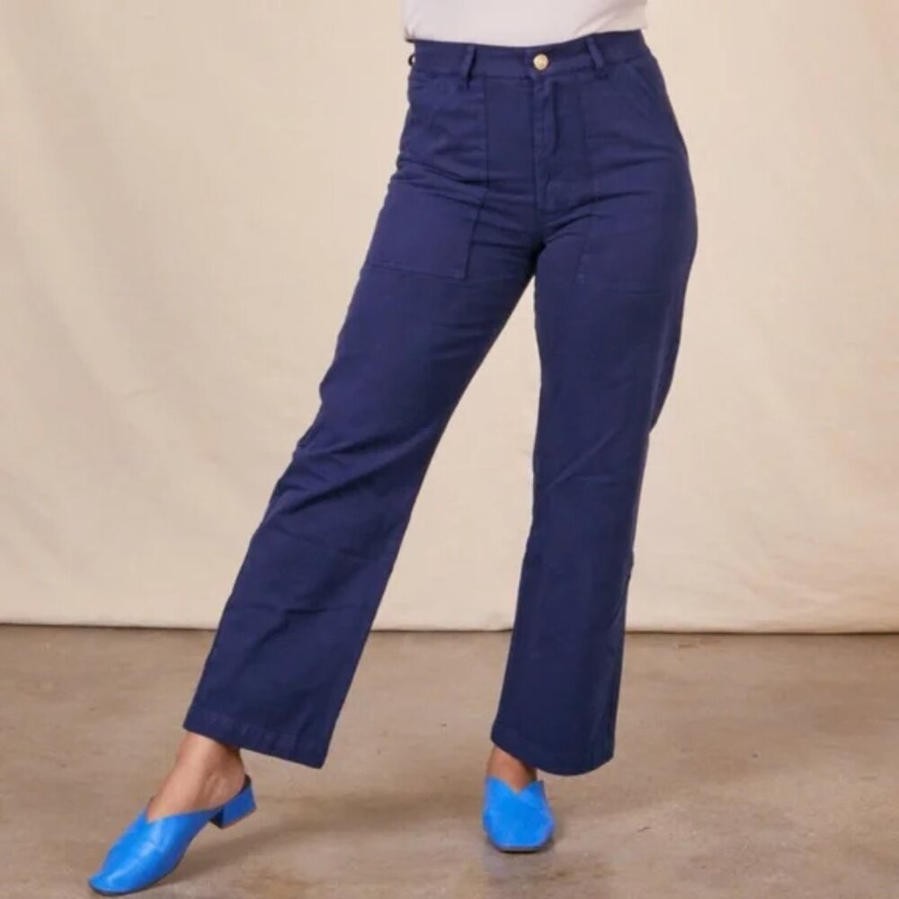Big Bud Press Work Pants in Navy Blue PETITE!